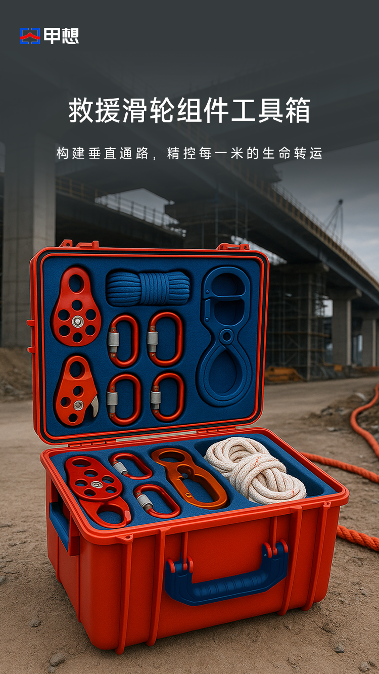 救援滑轮组件工具箱