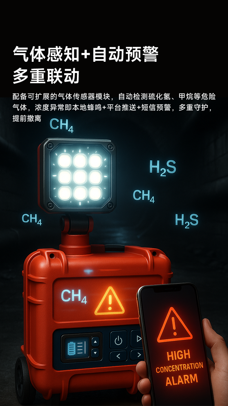 地下管网应急照明箱