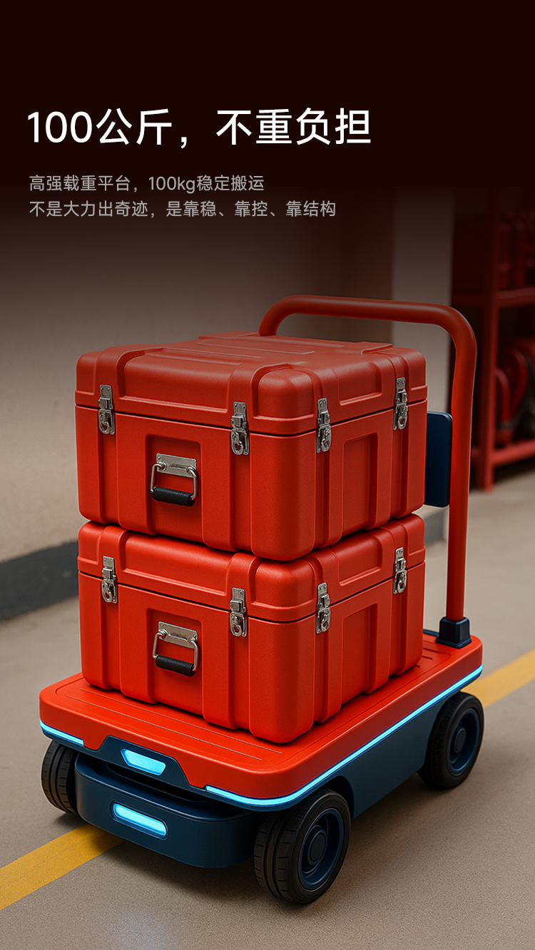 库房跟随搬运机器人