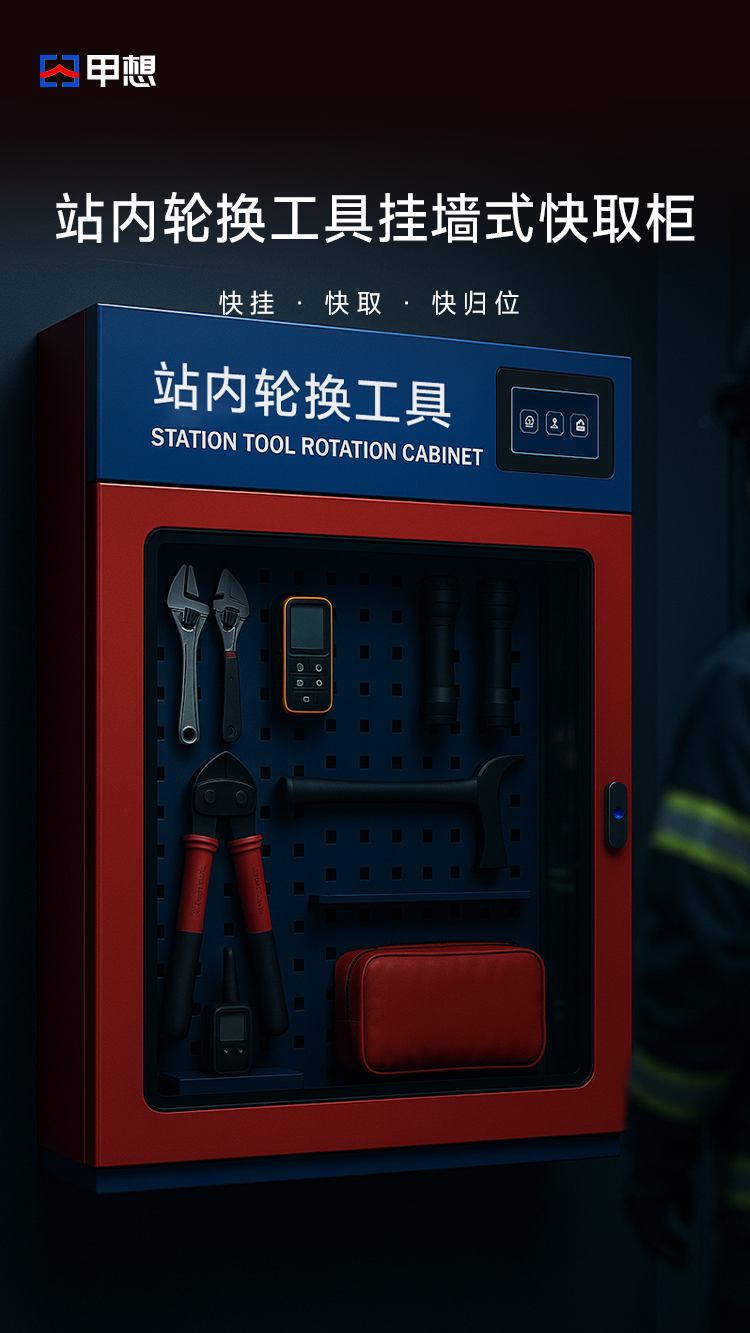 站内轮换工具装备挂墙式快取柜