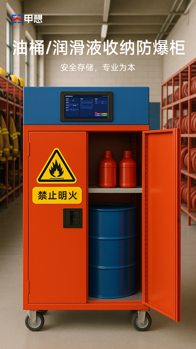 油桶润滑液收纳防爆柜