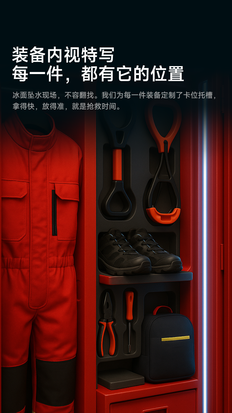 冰面救援装备柜