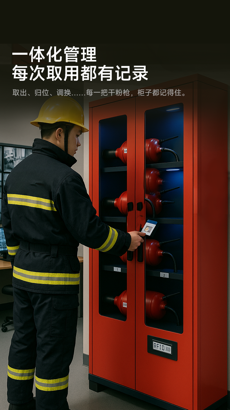 干粉枪炮管支架柜