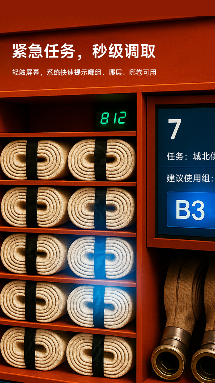 消防水带分组收纳柜